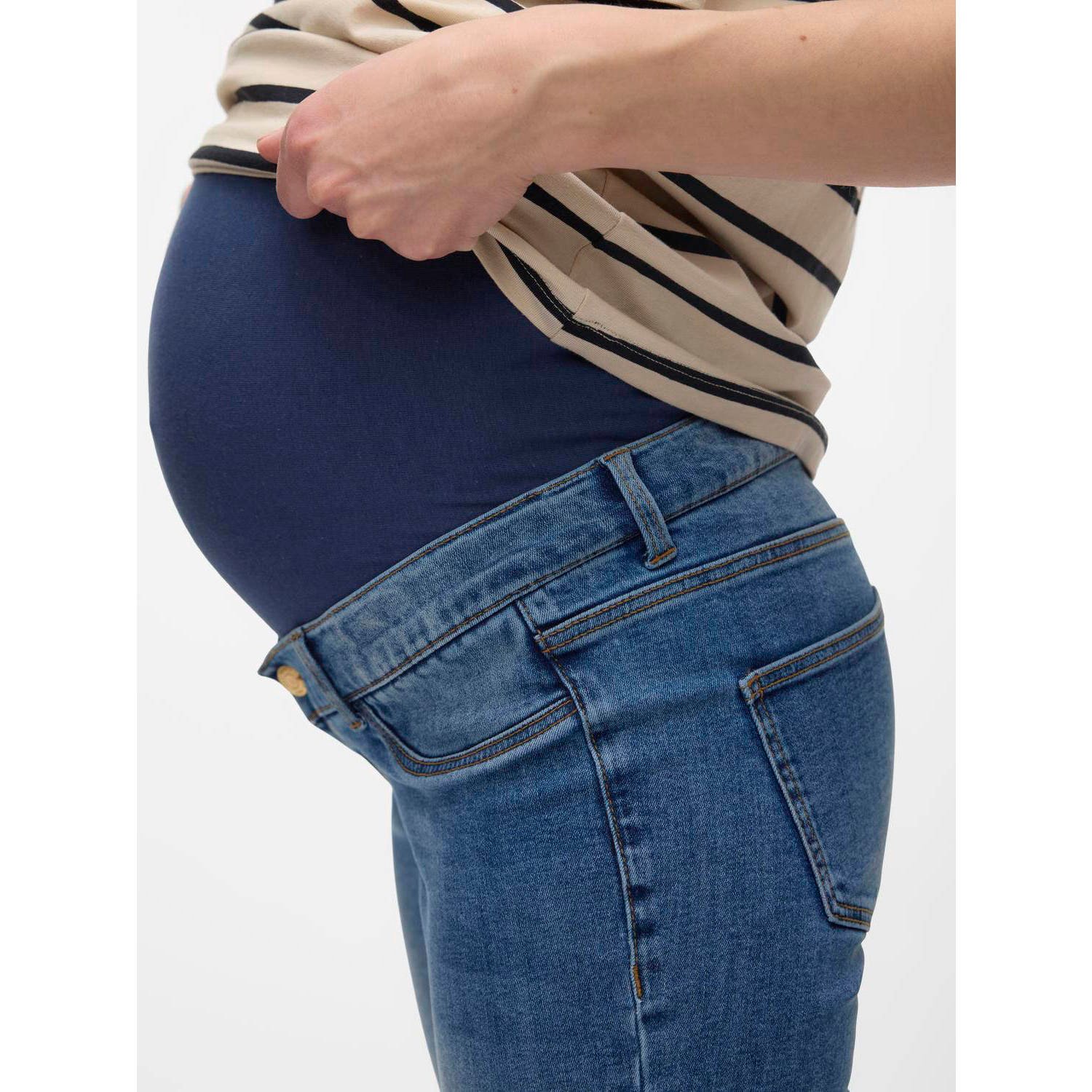 VERO MODA MATERNITY zwangerschaps flared jeans VMMSIGI medium blue denim