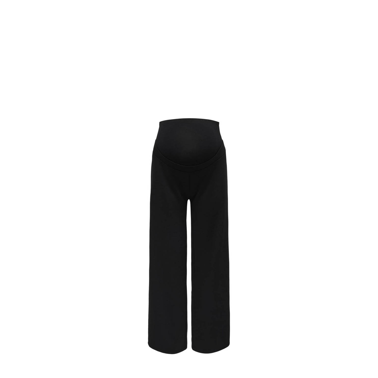 ONLY MATERNITY wide leg broek OLMFEVER zwart