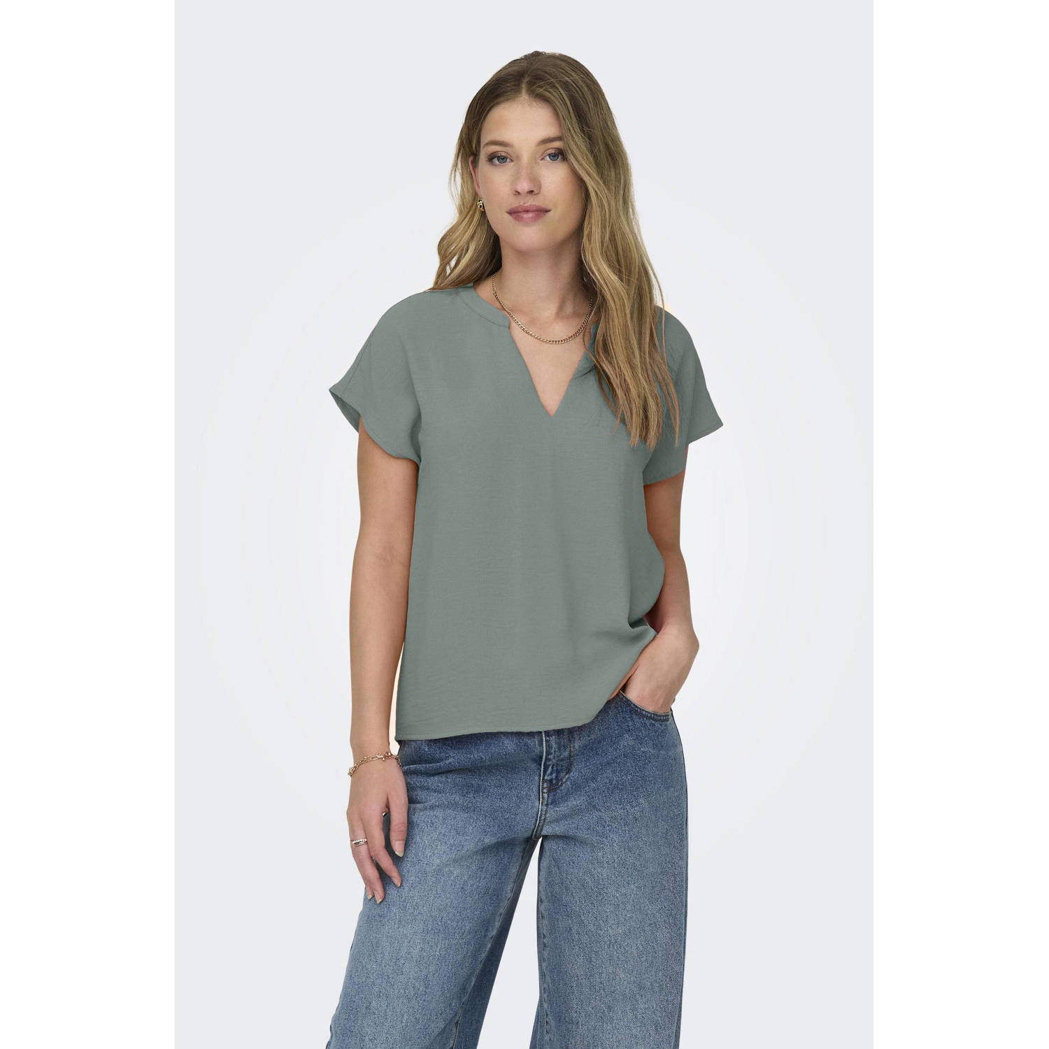 Jacqueline de Yong Blouses Green Dames