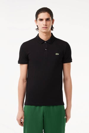 slim polo zwart