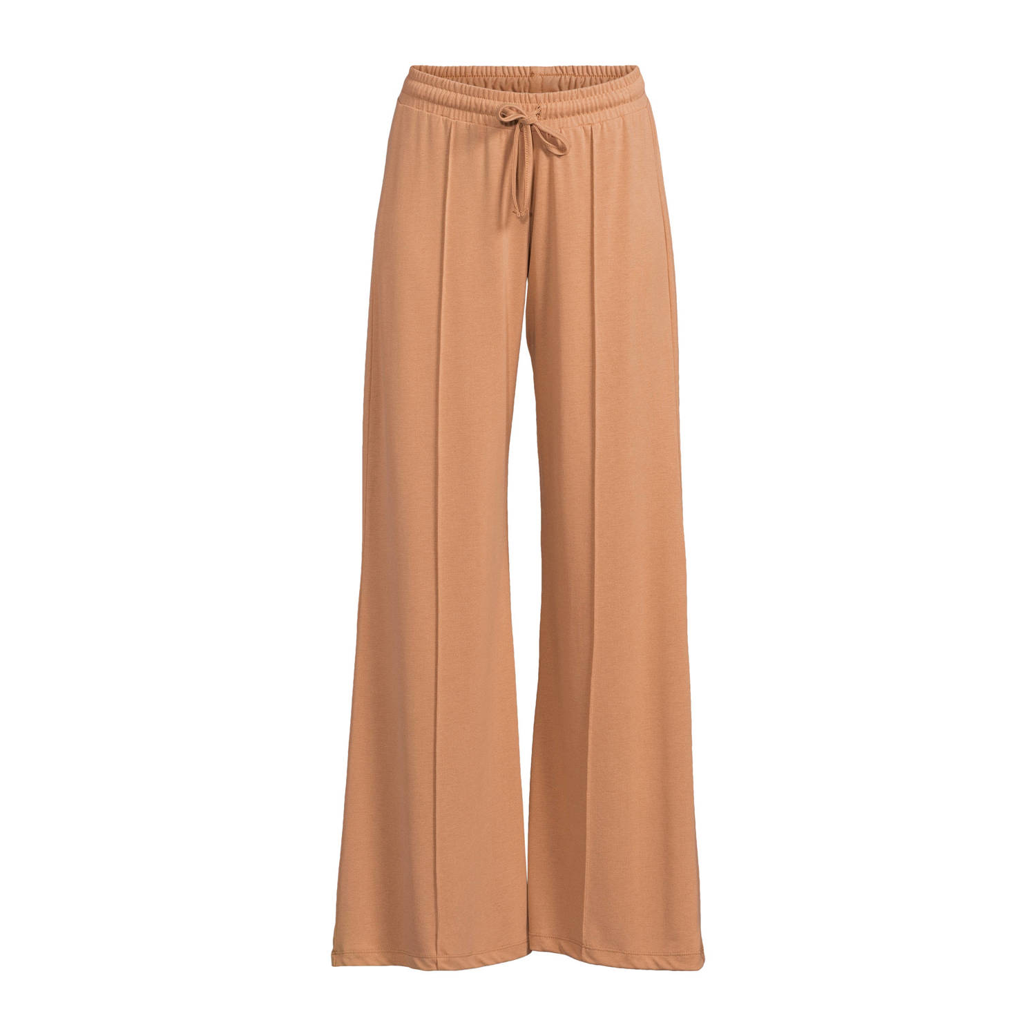 Imagine cropped wide leg broek lichtbruin