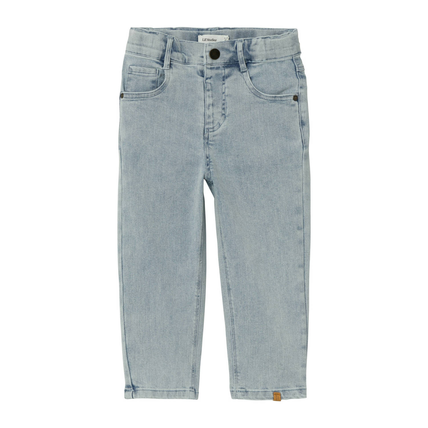 LIL' ATELIER MINI tapered fit jeans NMMBEN medium blue denim