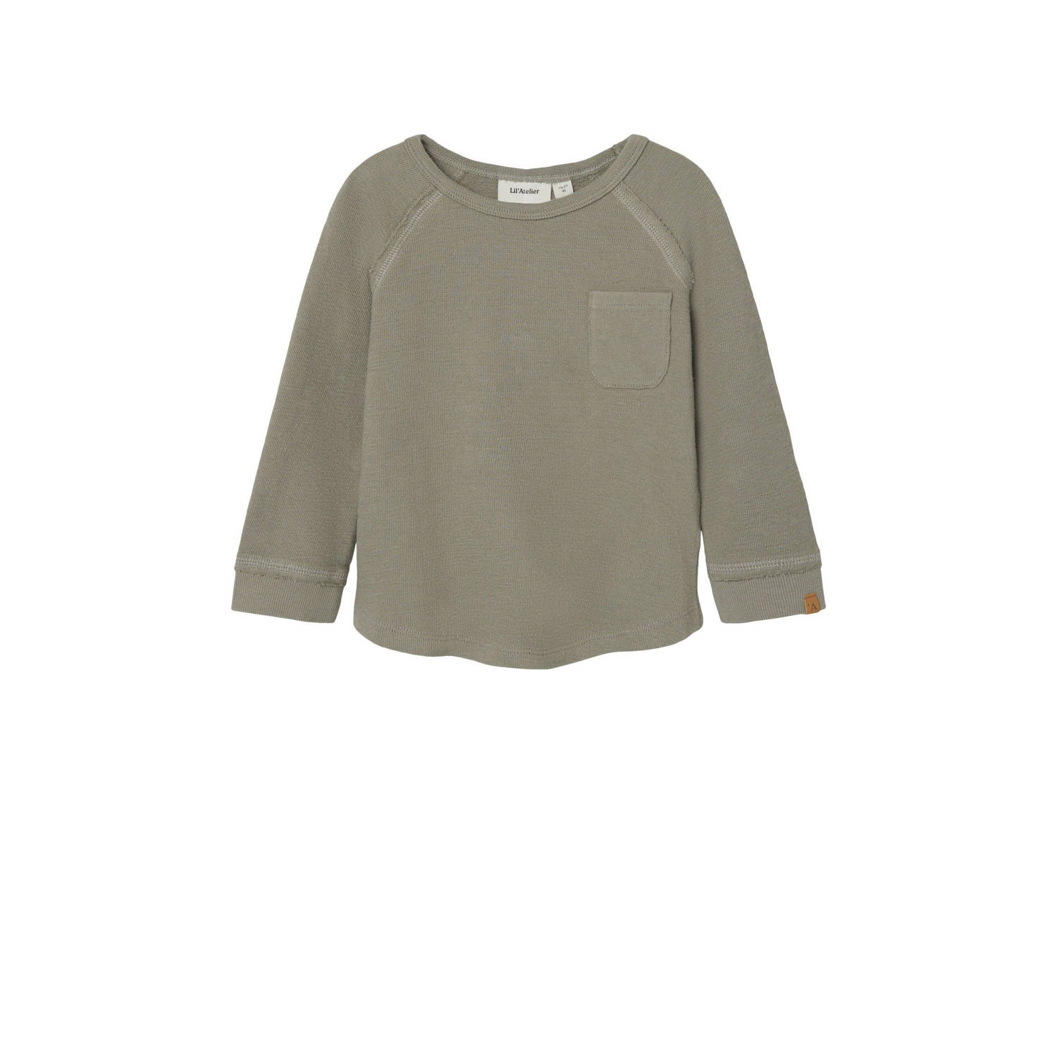 LIL' ATELIER MINI longsleeve NMMDIAS groen