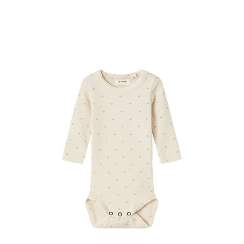 LIL' ATELIER BABY romper NBFGAGO offwhite/roze afbeelding