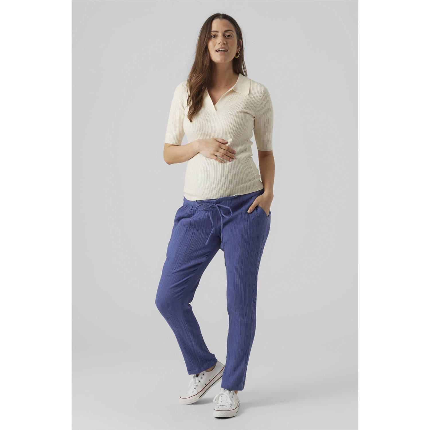 VERO MODA MATERNITY zwangerschapstop VMMHOLLY ecru