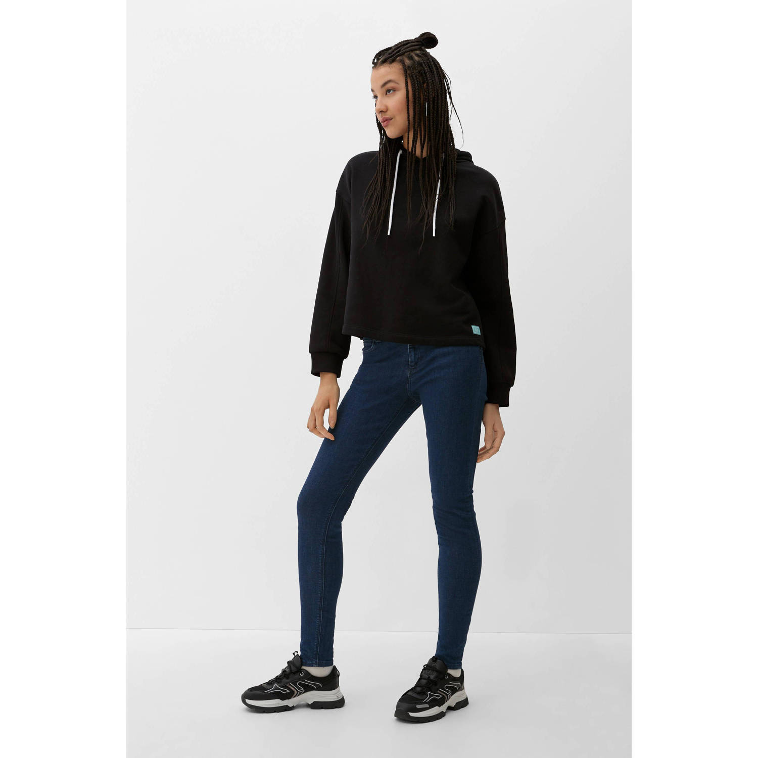 Q S by s.Oliver skinny jeans dark blue