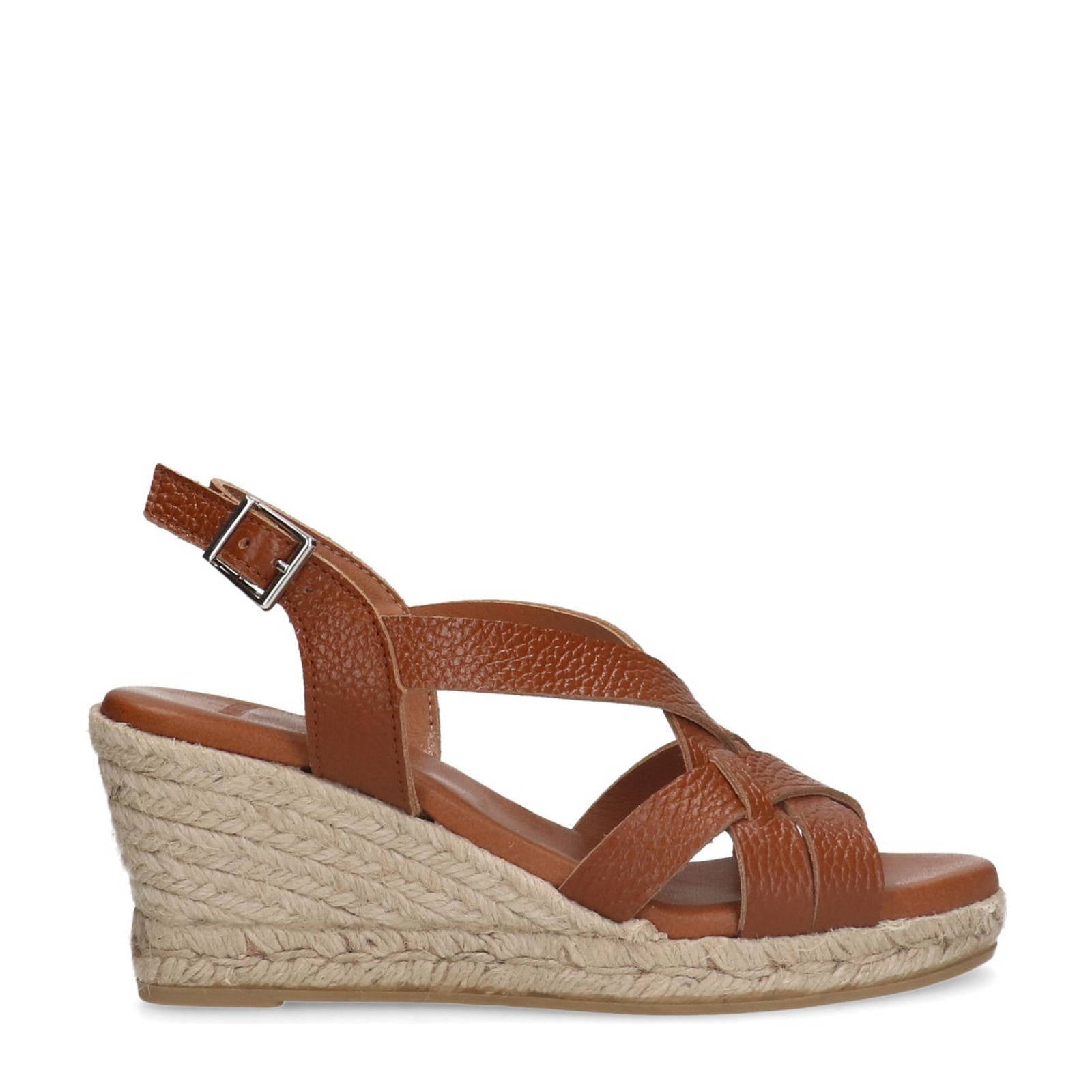 Nelson - Espadrilles voor dames - Cognac - Nelson.nl