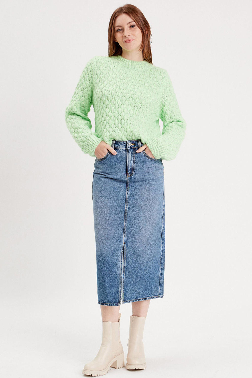 Balenciaga Oversized grofgebreide trui van wol • Zwart • de Bijenkorf