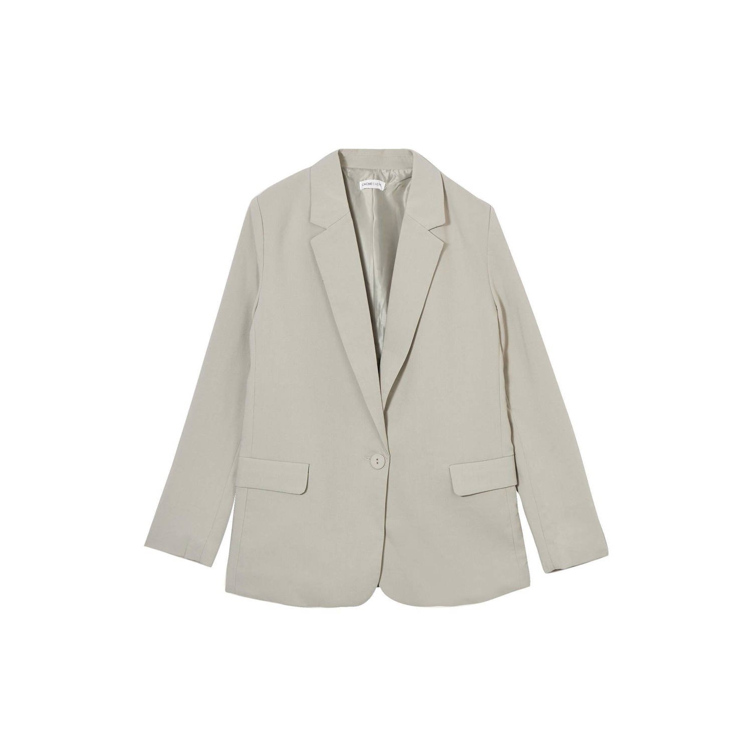 Cache oversized blazer grijsgroen