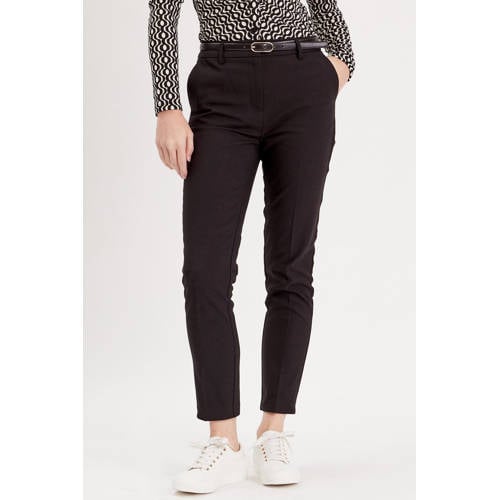 Cache Cache cropped high waist tapered fit pantalon zwart afbeelding