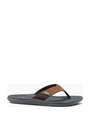 Santa Ana teenslippers bruin/grijs