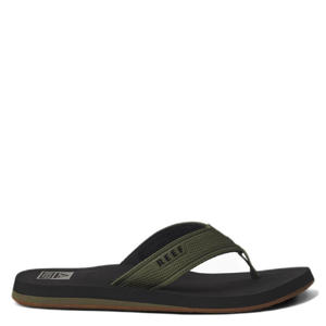 teenslippers olijfgroen/zwart