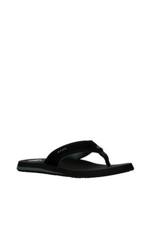 The Layback  teenslippers zwart