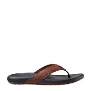 thumbnail: Reef Cushion Phantom 2.0 leren teenslippers cognac