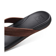 thumbnail: Reef Cushion Phantom 2.0 leren teenslippers cognac