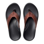 thumbnail: Reef Cushion Phantom 2.0 leren teenslippers cognac