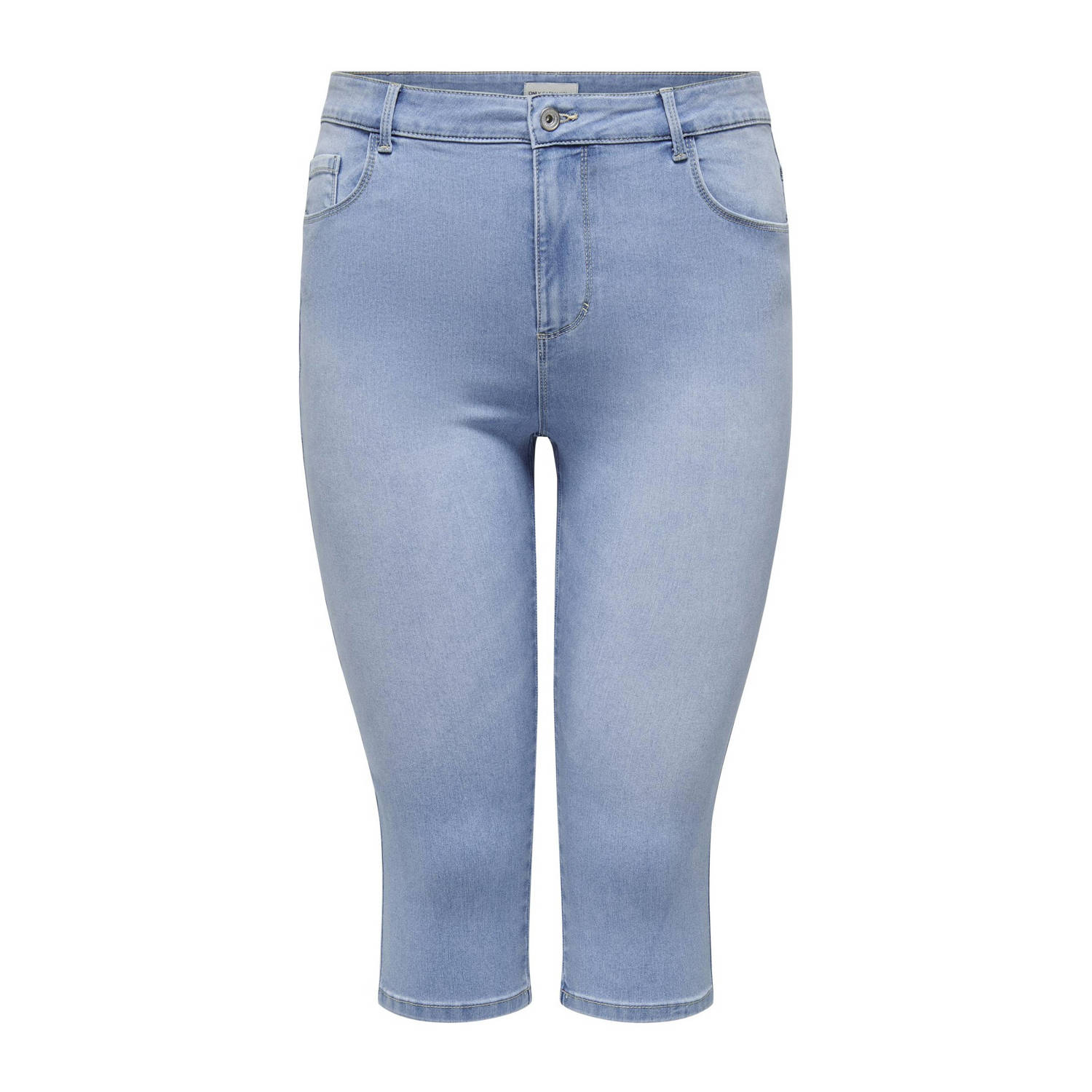 Only Carmakoma Denim Knickers in Lichtblauw Blue Dames