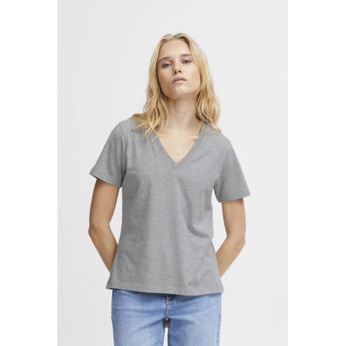 ICHI T-shirt grijs afbeelding