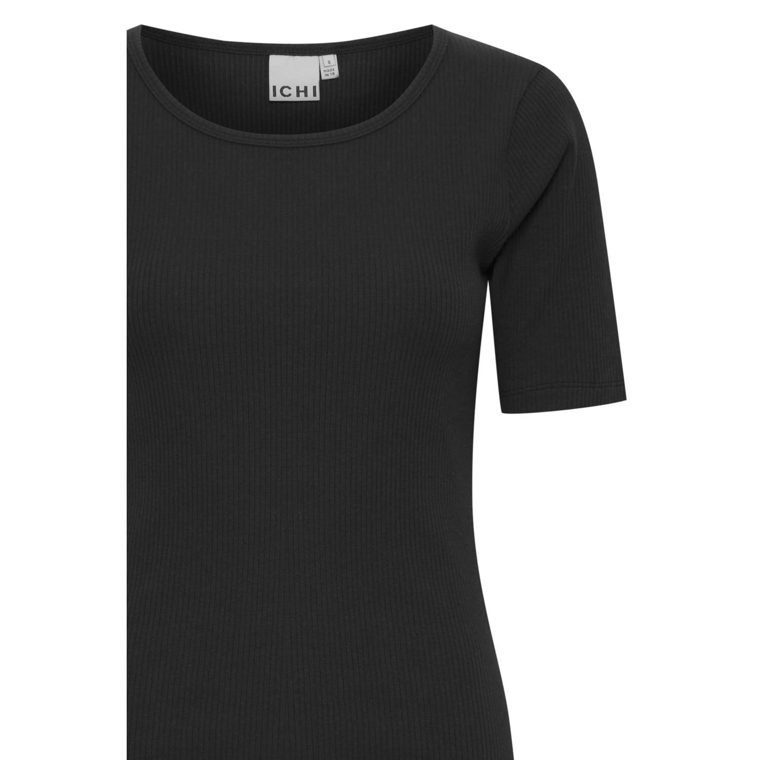 ICHI T-shirt zwart