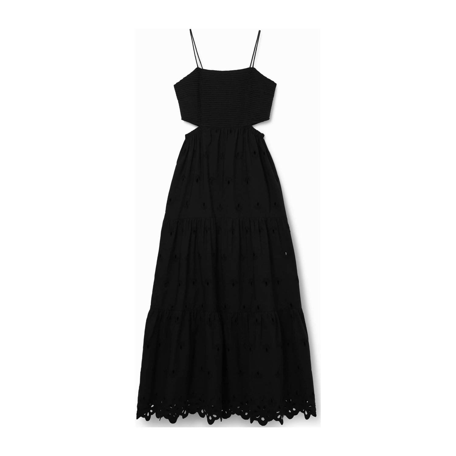 Desigual maxi A-lijn jurk zwart