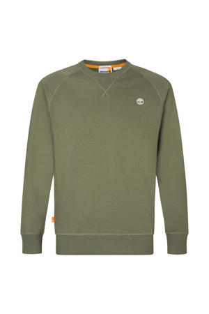 sweater met logo groen