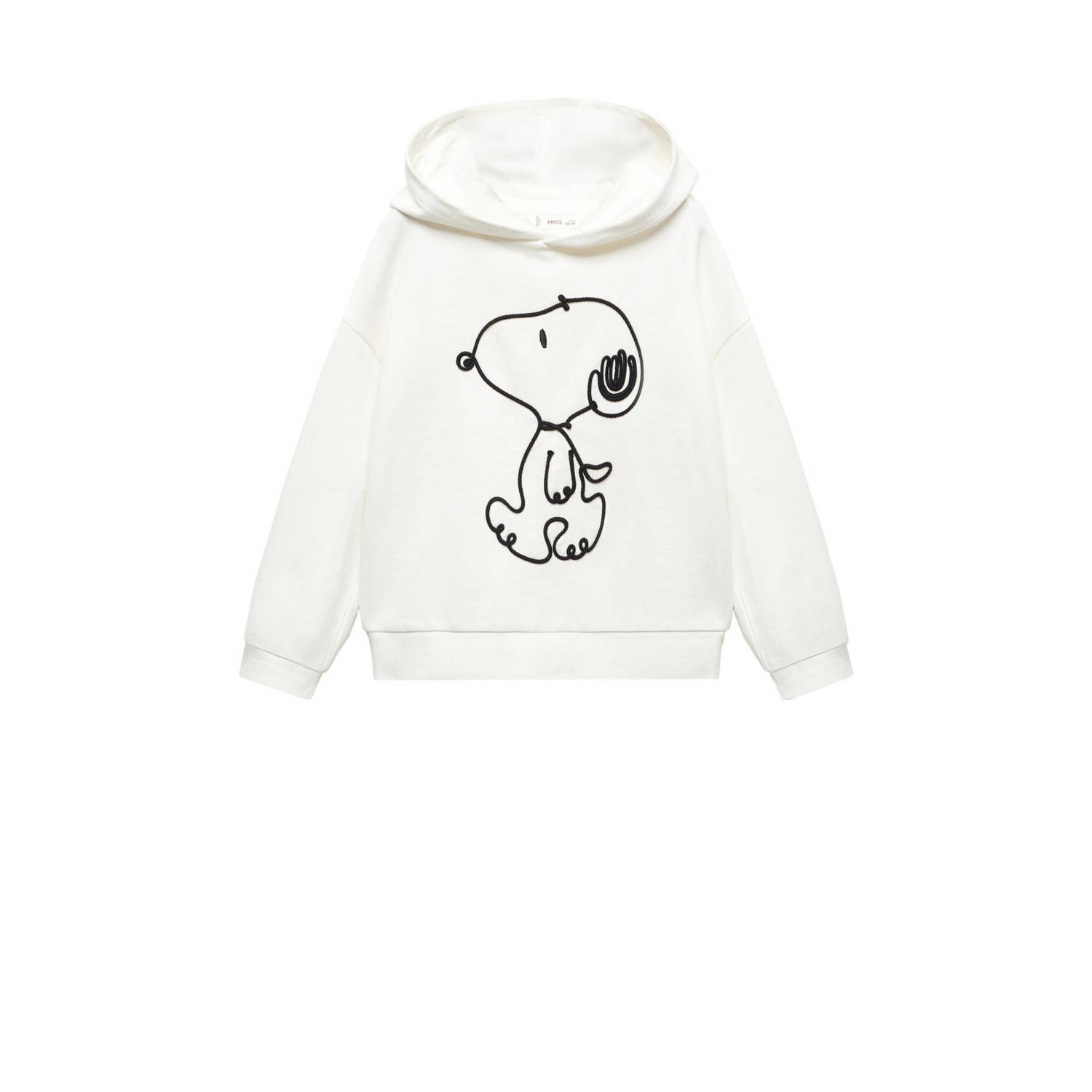 Mango Kids sweater met printopdruk wit