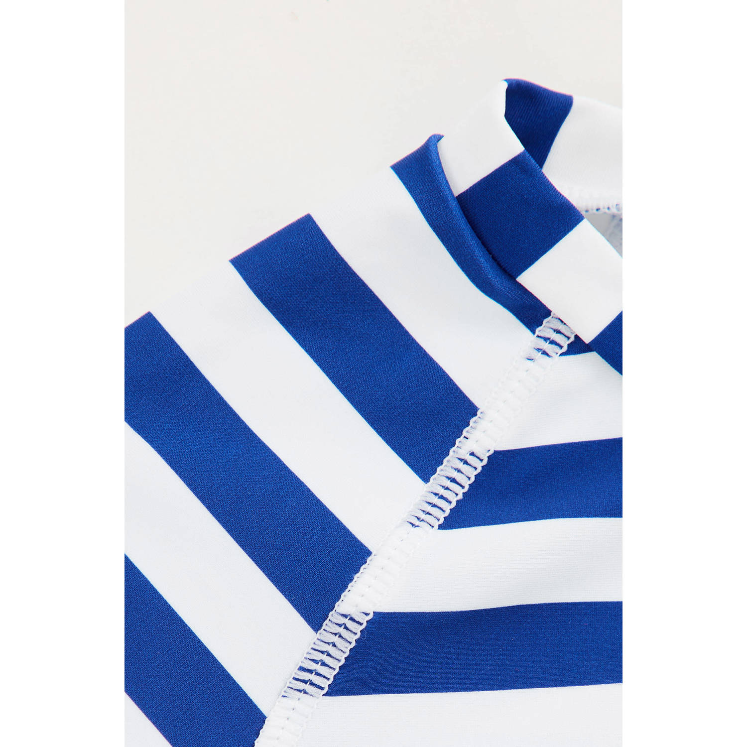WE Fashion UV T-shirt met bikinibroekje blauw wit