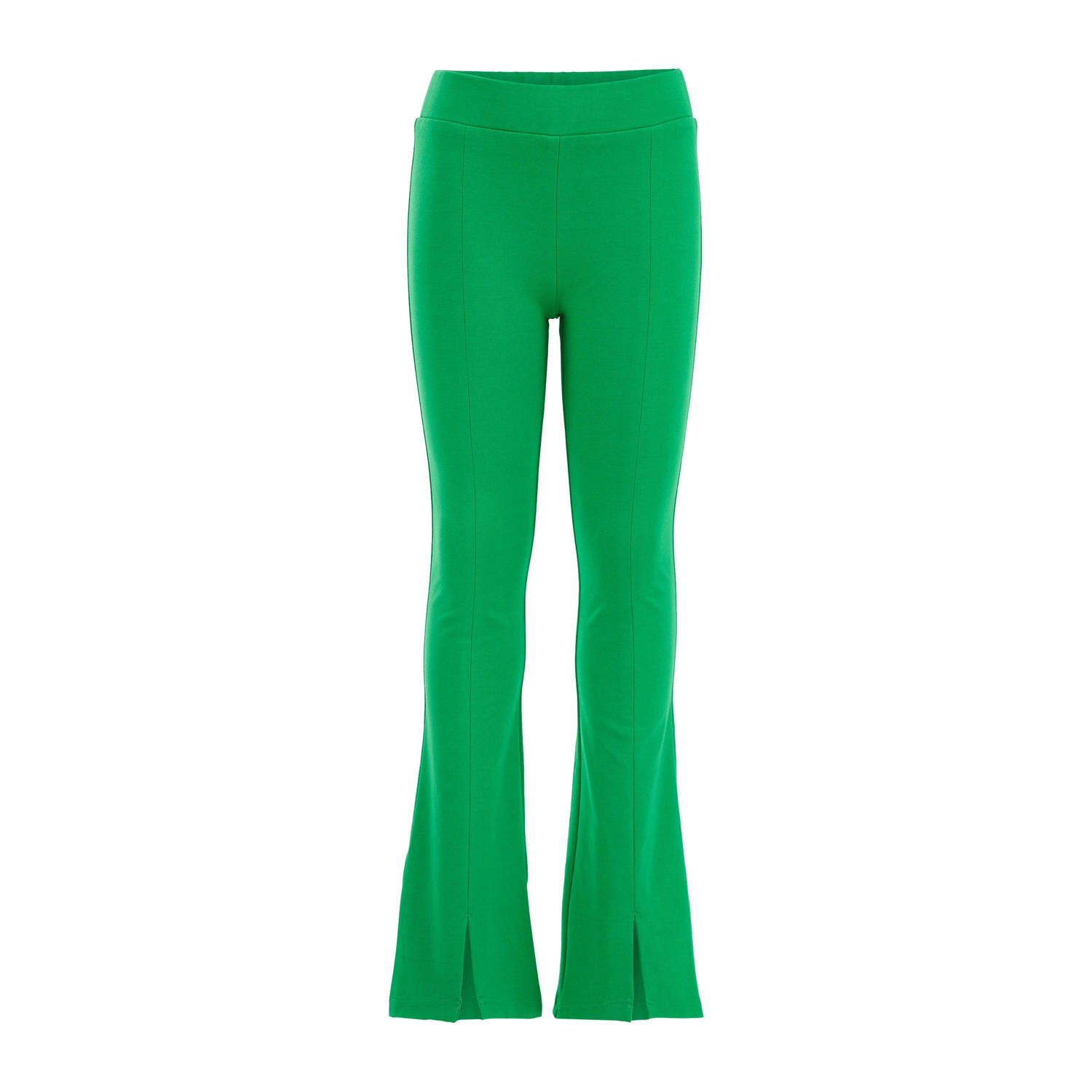 WE Fashion broek kikkergroen Meisjes Katoen Effen 104