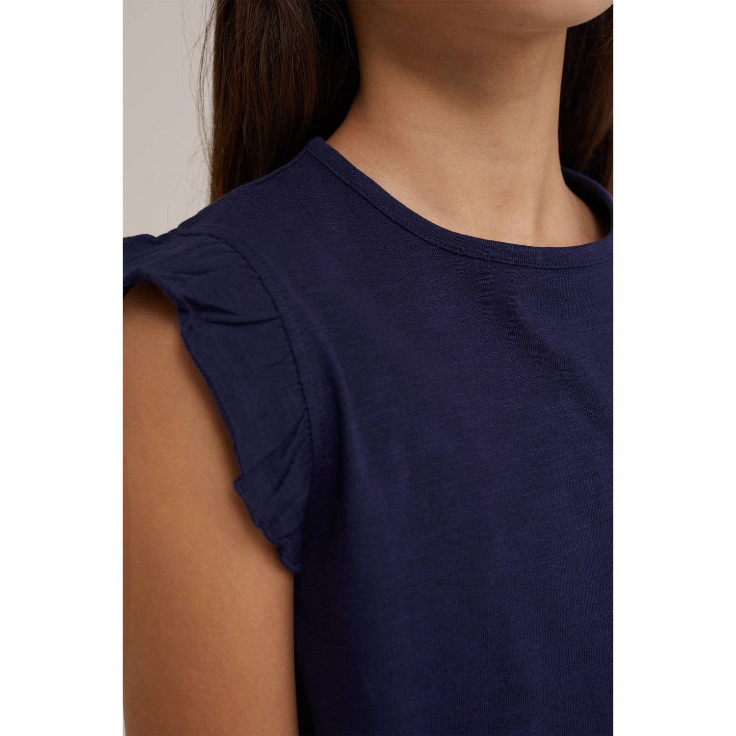 WE Fashion T-shirt donkerblauw