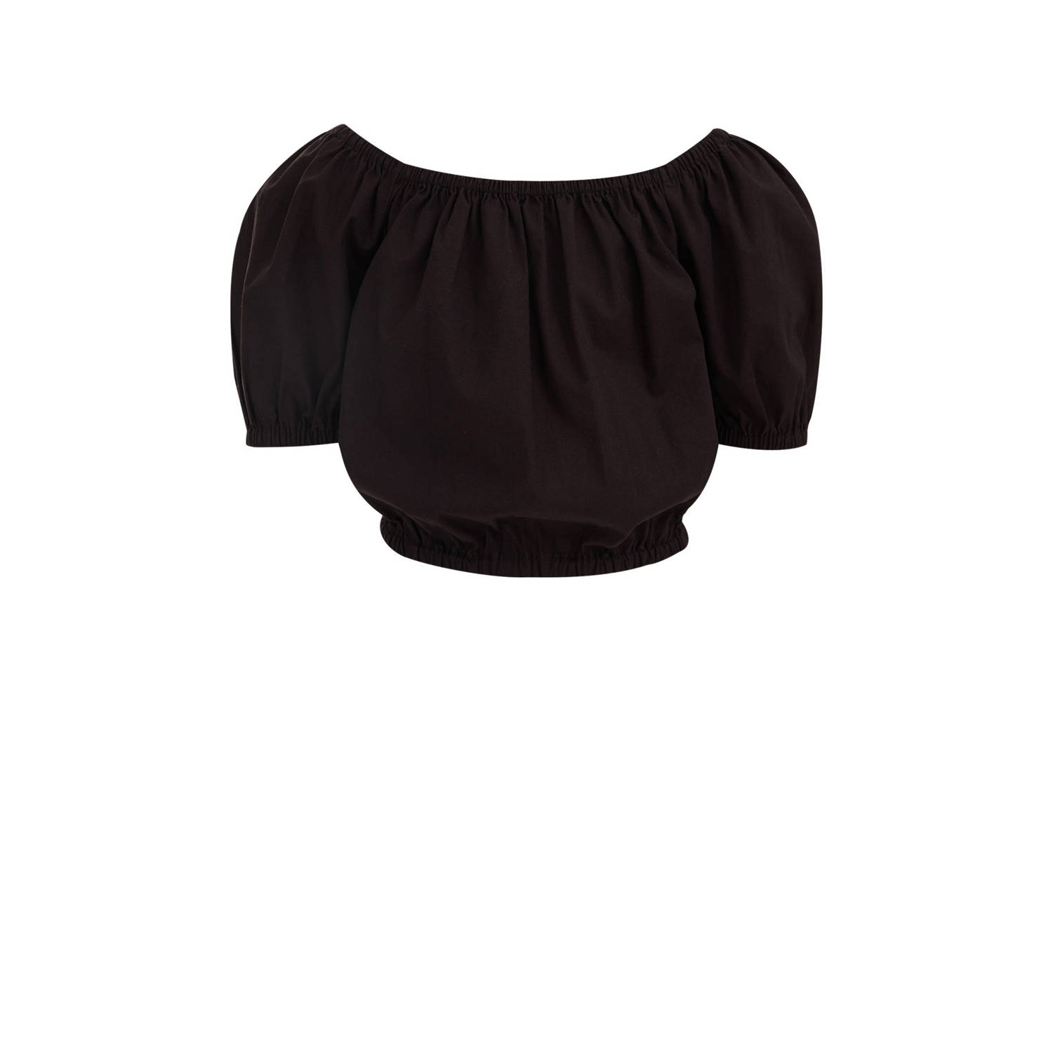 WE Fashion crop top zwart