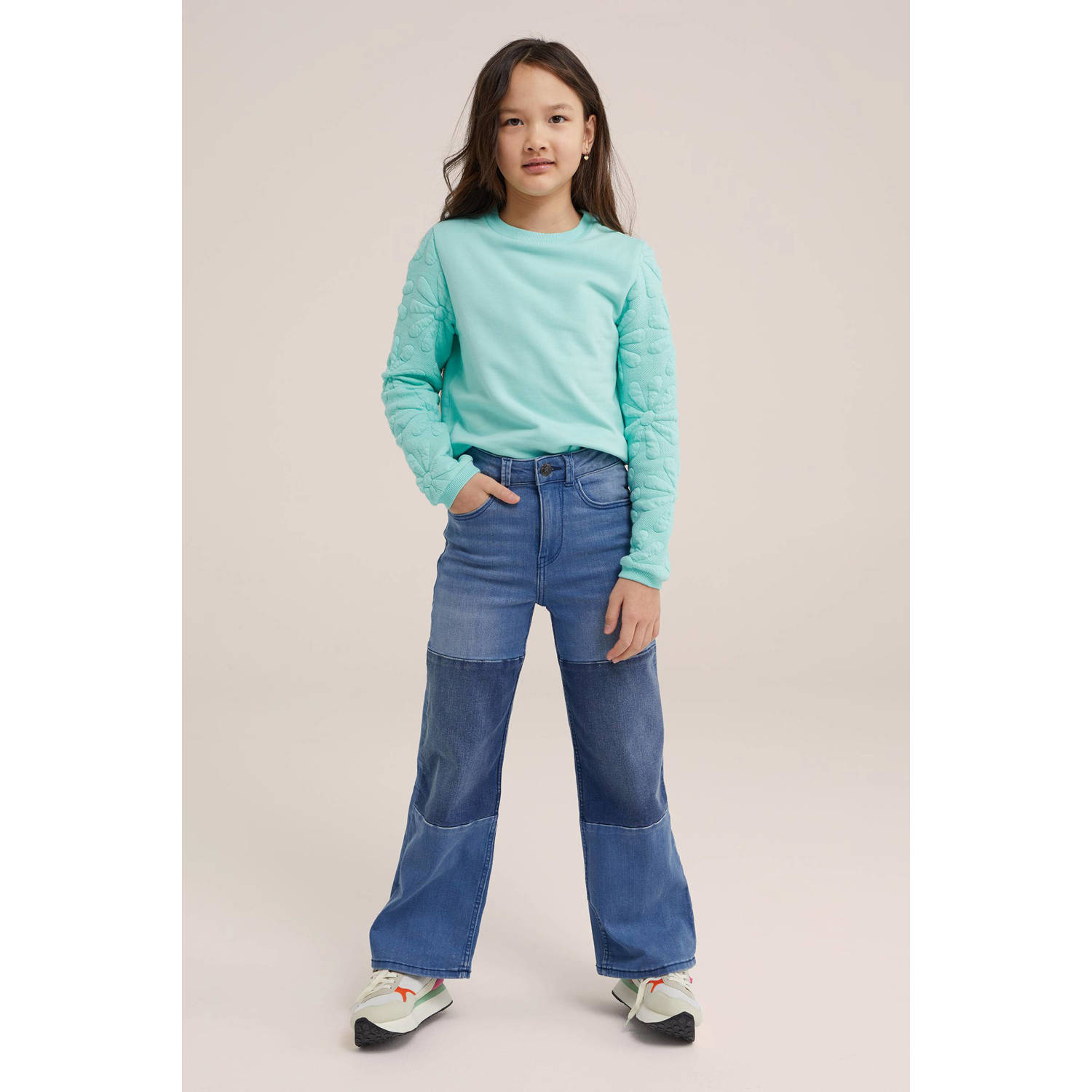 WE Fashion sweater turquoise