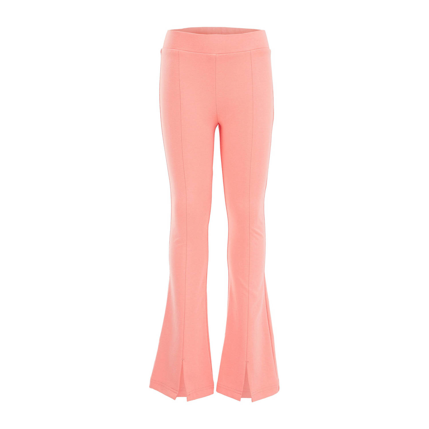 WE Fashion broek blossom Oranje Meisjes Biologisch katoen Effen 122