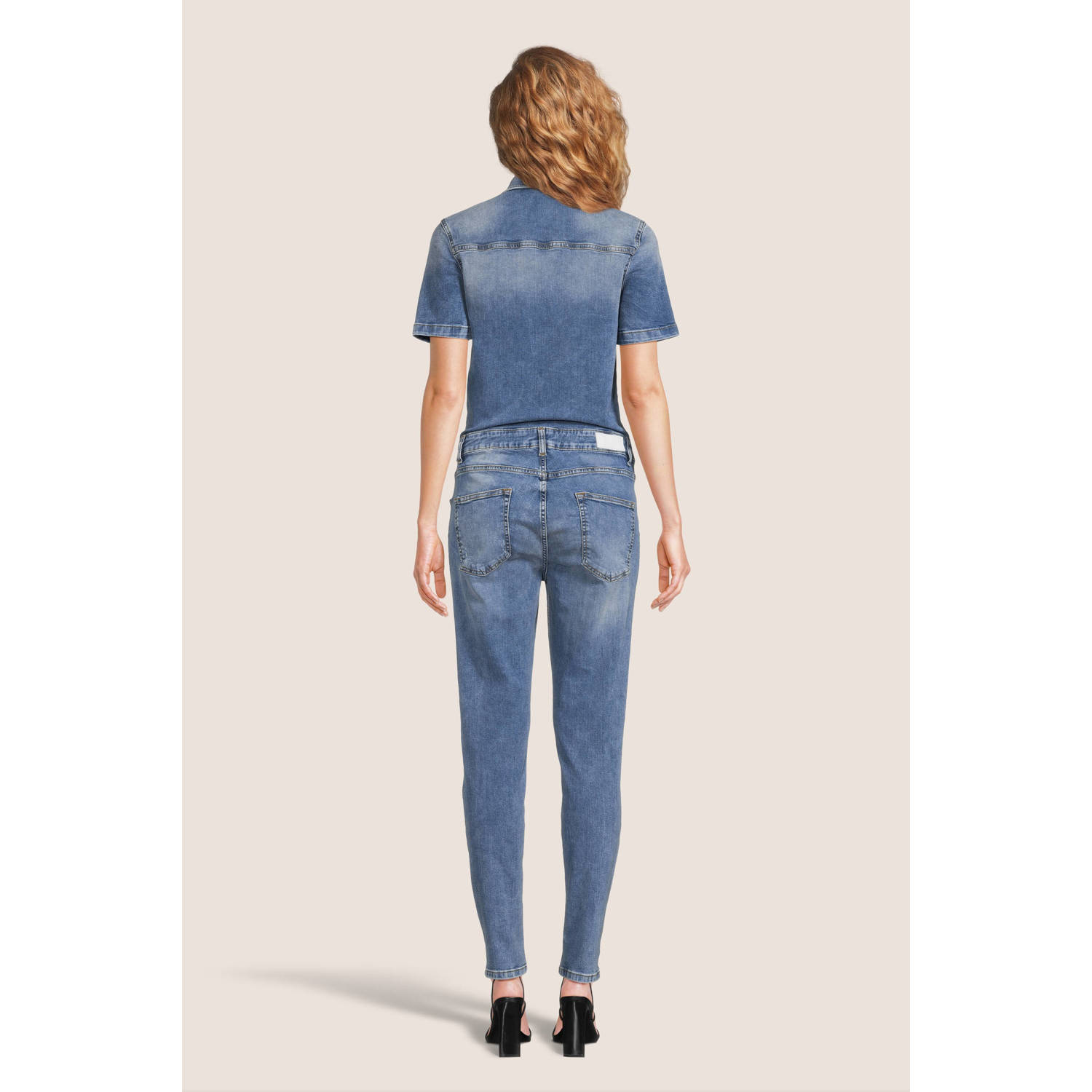 LTB jumpsuit medium blue denim