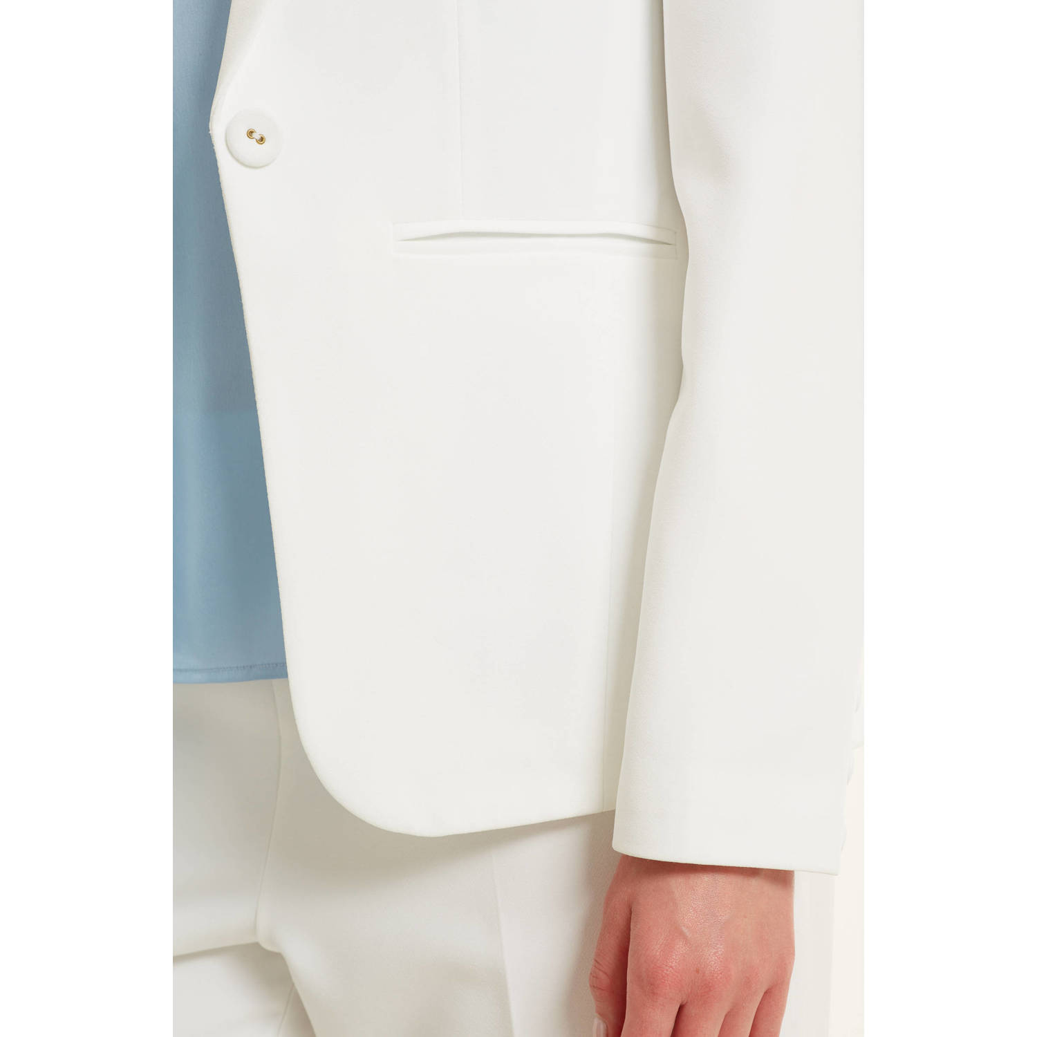 Ruby getailleerde blazer wit