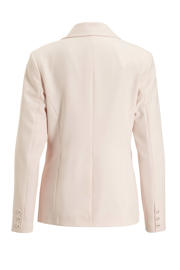 thumbnail: Lichtroze dames Ruby getailleerde blazer van polyester met effen, lange mouwen, reverskraag, knoopsluiting en schoudervulling