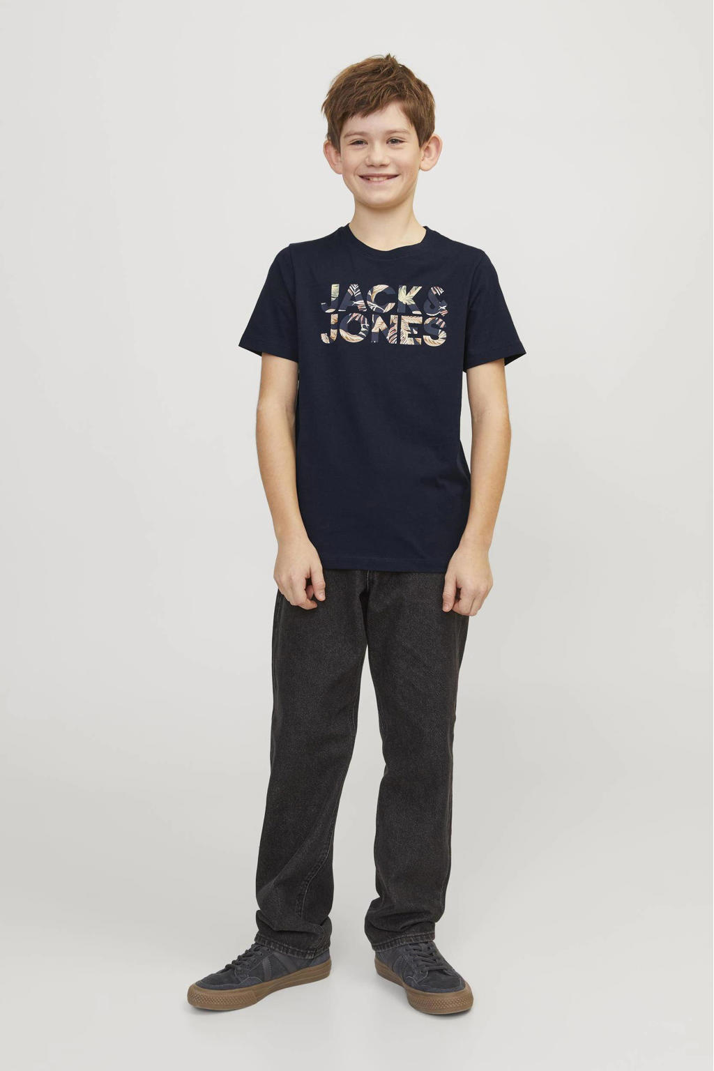 JACK & JONES JUNIOR Lot De 2 T-Shirts Garçon - Coupe Normale Confortable