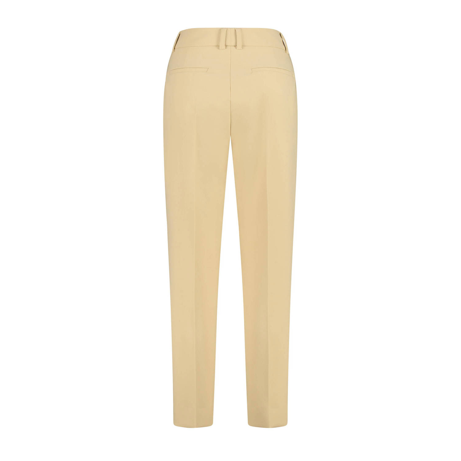 Claudia Sträter cropped tapered fit pantalon beige