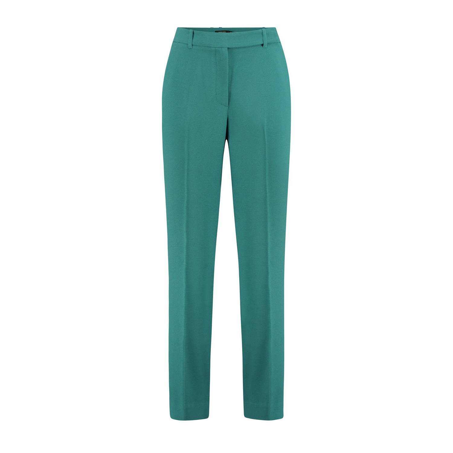 Claudia Sträter straight fit pantalon groen