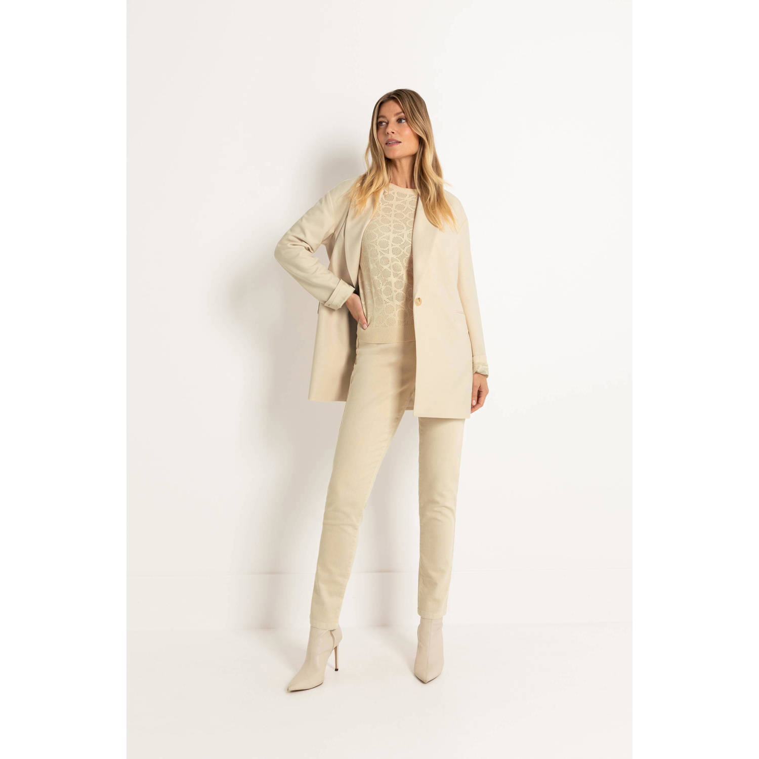 Claudia Sträter skinny jeans beige