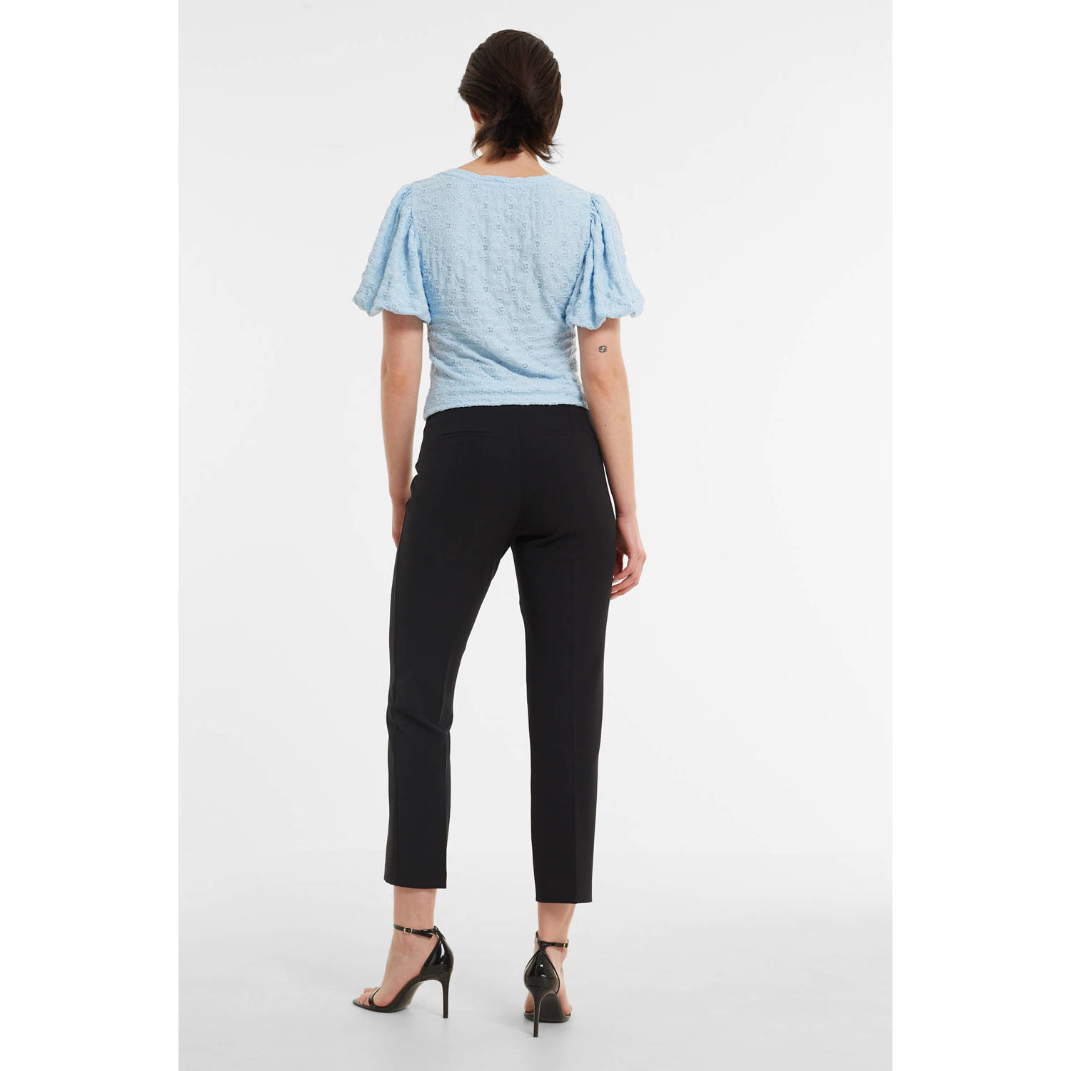 Ruby tapered fit pantalon zwart