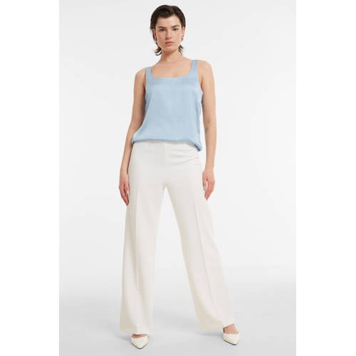 Ruby wide leg pantalon wit afbeelding