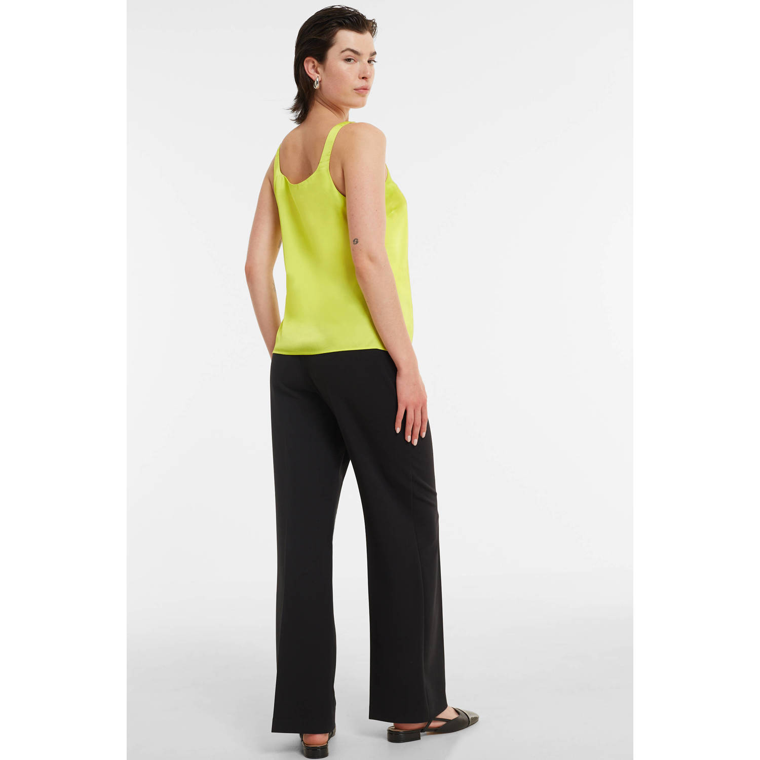 Ruby wide leg pantalon zwart