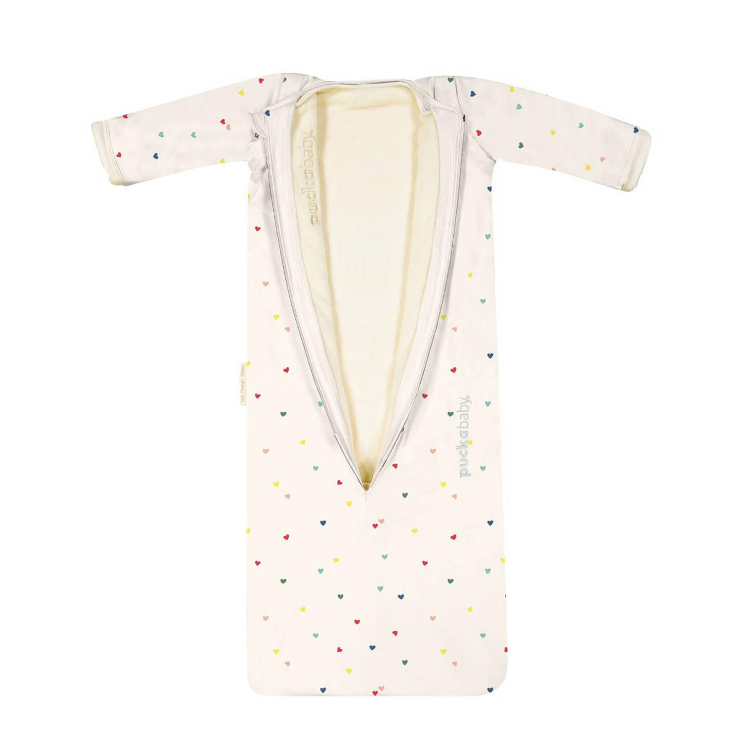 Puckababy 4 seizoenen baby slaapzak Hearts Confetti 6 mnd-2.5 jr
