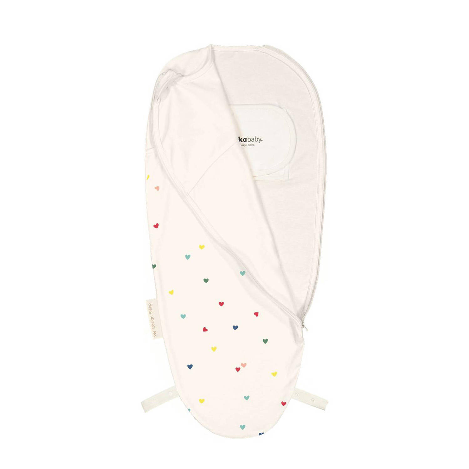 Puckababy The Original Piep inbakerslaapzak Hearts Confetti 0-3 mnd