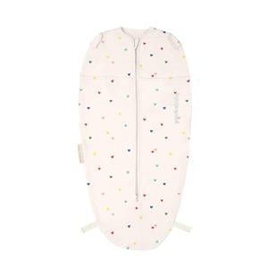 The Original Mini inbakerslaapzak Hearts Confetti 3-6 mnd