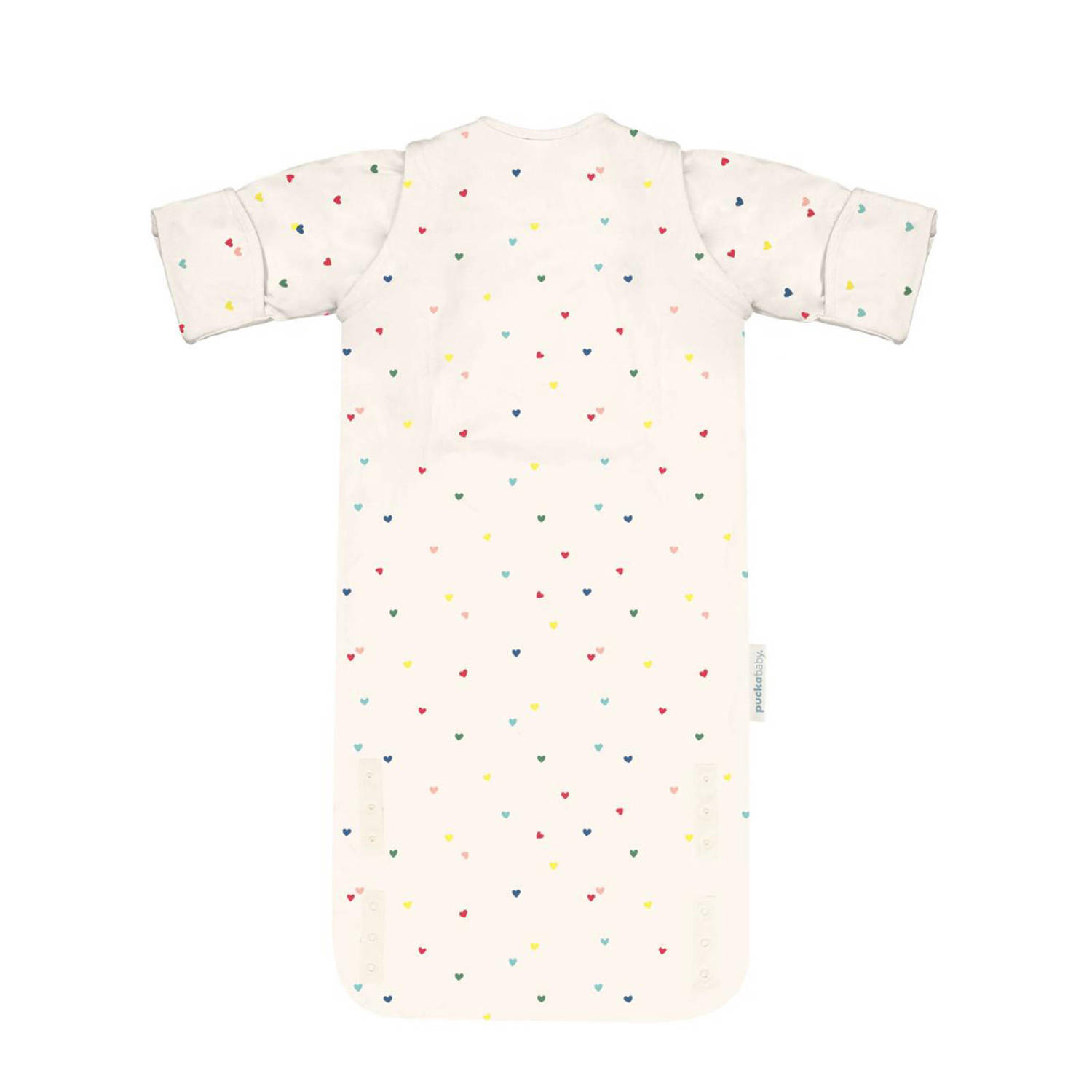 Puckababy The Bag Newborn slaapzak Hearts Confetti 0-6 mnd