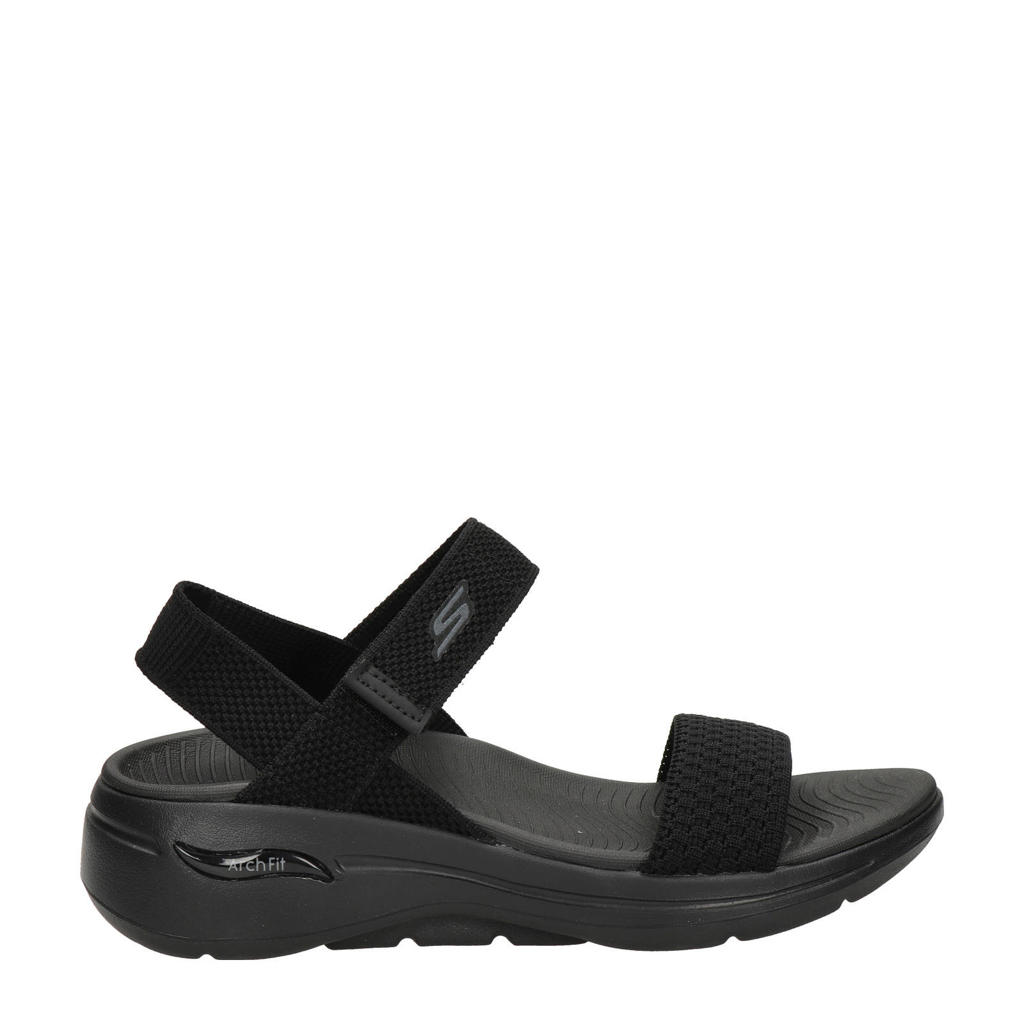 Skechers Arch Fit Go Walk sandalen zwart | wehkamp