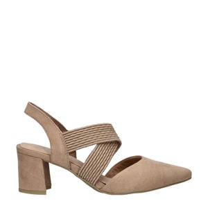 slingback pumps beige
