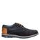 Bugatti Simone suède veterschoenen donkerblauw