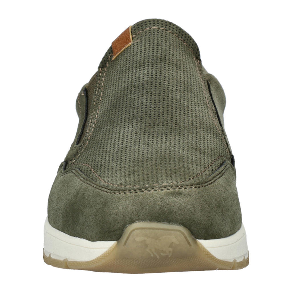 Mustang slip-on sneakers groen | wehkamp